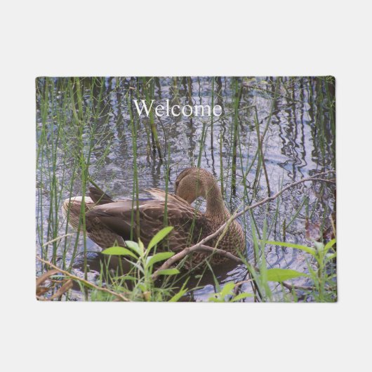 アヒルの手入れ ドアマット (正面)