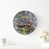 アヒルの手入れ ラージ壁時計 (ホーム)