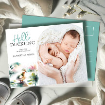 アヒルの招待状の園区と参照ベイビーシャワーボーイ