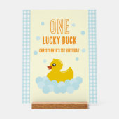 アヒルの最初の誕生日 アクリルサイン (正面)