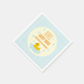 アヒルの最初の誕生日 スタンダードカクテルナプキン (角)