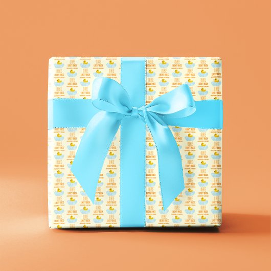 アヒルの最初の誕生日 ラッピングペーパー