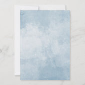 アヒルの森の自然男の子の赤ちゃんシャワー 招待状 (裏面)