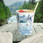 アヒルの森の自然男の子の赤ちゃんシャワー 紙コップ