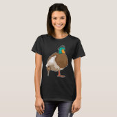 アヒルの海賊の木の足 Tシャツ (正面フル)