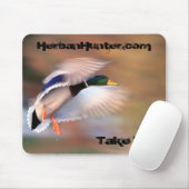 アヒルの狩りのマガモのマウスパッド マウスパッド (マウス)