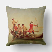 アヒルの狩り クッション (裏面)