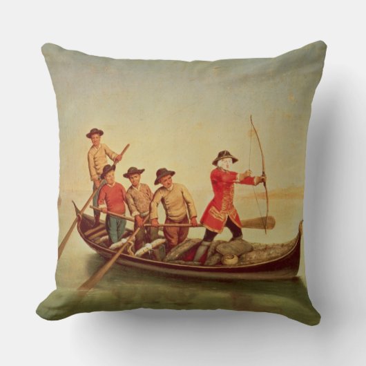 アヒルの狩り クッション (正面)