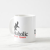 アヒルの狩り コーヒーマグカップ (正面左)