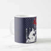 アヒルの狩り コーヒーマグカップ (正面左)