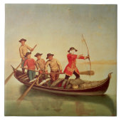 アヒルの狩り タイル (正面)