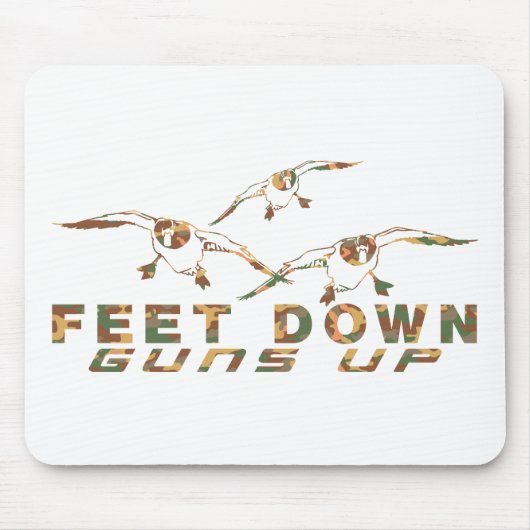 アヒルの狩り マウスパッド (正面)