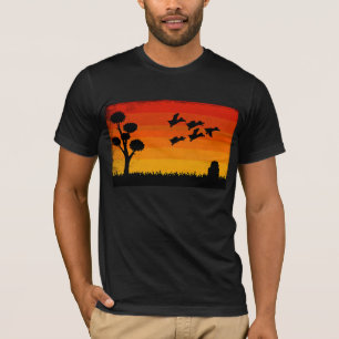 アヒルの狩り Tシャツ