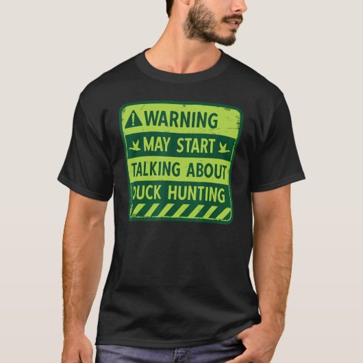 アヒルの狩猟について話す ワーター・フォウリング Tシャツ (正面)