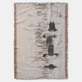 アヒルの群れが湖に集まって泳ぐ スローブランケット (正面縦)