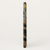 アヒルの羽毛フォトブラウンのパタストライプーン Case-Mate iPhoneケース (裏面/左)