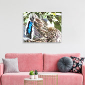 アヒルの羽 キャンバスプリント (インサイチュ (リビング))