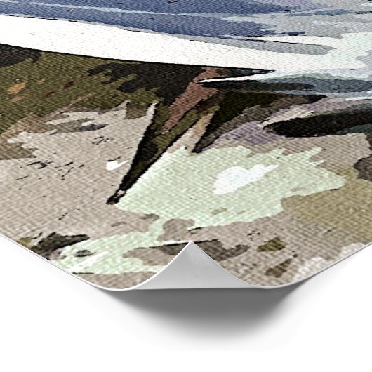 アヒルの羽 ポスター (角)