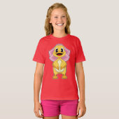 アヒルの花嫁のヴェールウェディング Tシャツ (正面フル)