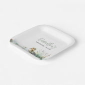 アヒルの赤ちゃんシャワー使い捨て ペーパープレート (傾斜あり)