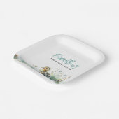 アヒルの赤ちゃんシャワー使い捨て ペーパープレート (傾斜あり)