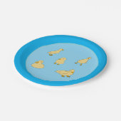 アヒルの赤ちゃんシャワー紙プレート ペーパープレート (アングル)