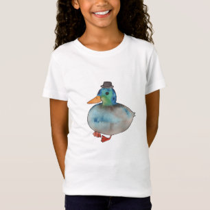 アヒルの身に着けている帽子 Tシャツ