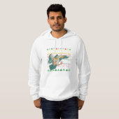 アヒルの醜いクリスマスセーター野生生物シリーズ パーカ (正面フル)