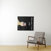 アヒルの面白いミーム: Welcome to My Crib Duck タペストリー (インサイチュ(横))