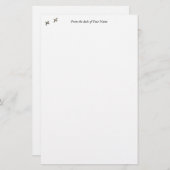 アヒルの飛行中に文房具 便箋 (正面/裏面)