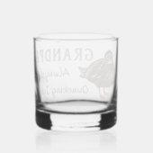 アヒルの飲みガラス ウイスキーグラス (裏面)