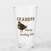 アヒルの飲みガラス タンブラーグラス (正面)