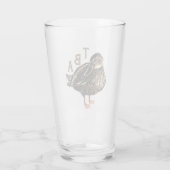アヒルの飲みガラス タンブラーグラス (裏面)