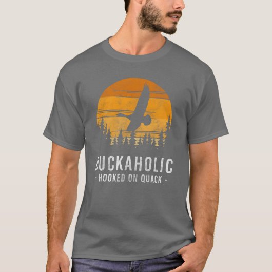 アヒルの鳥のおもしろい入浴 Tシャツ (正面)