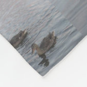 アヒルの鳥の自然の景色の空の運命の運命 フリースブランケット (角)