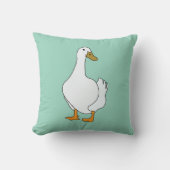 アヒルの鳥 クッション (正面)