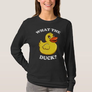 アヒルの黄色いゴムのアヒルのカック Tシャツ