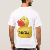 アヒルの         集団 Tシャツ (裏面)