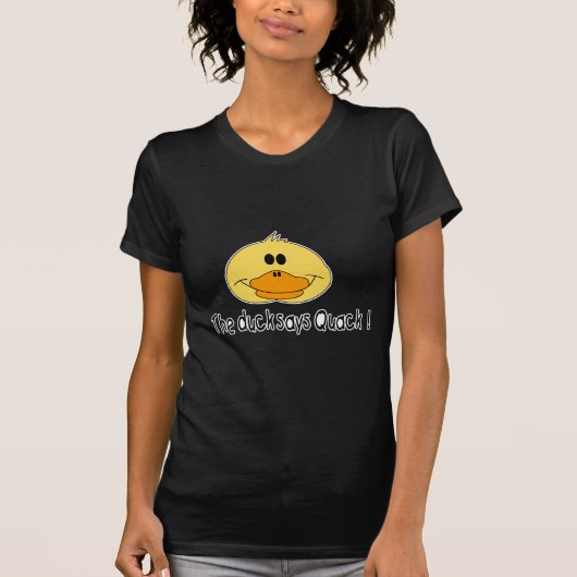 アヒルはガアと言う Tシャツ (正面)