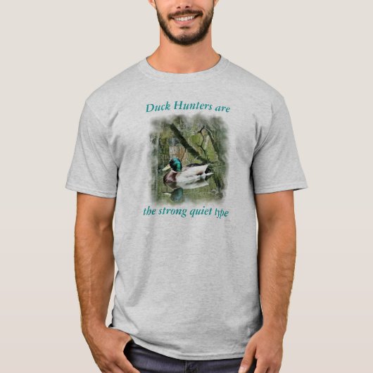 アヒルはハンターカスタマイズ Tシャツ (正面)