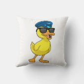 アヒルはパイロット帽子とパイロット クッション (裏面)