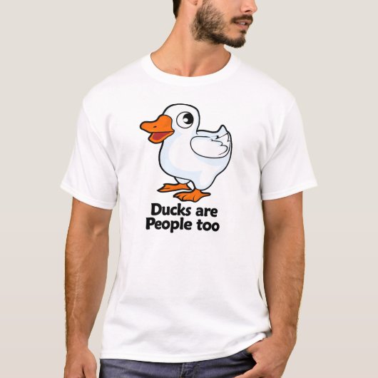 アヒルは人々ですも Tシャツ (正面)
