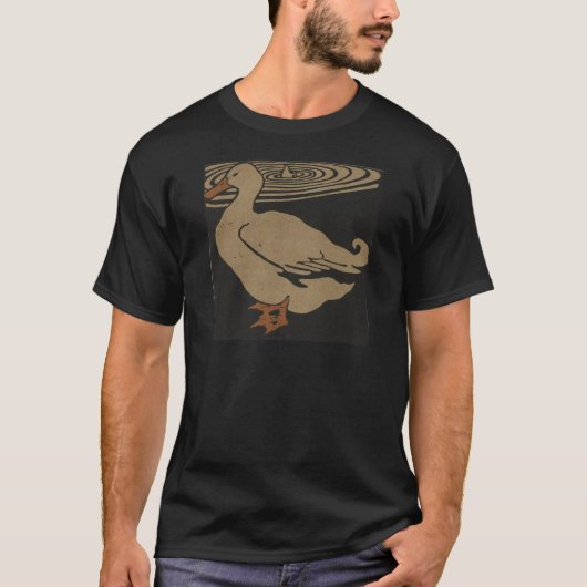 アヒルは池で Tシャツ (正面)