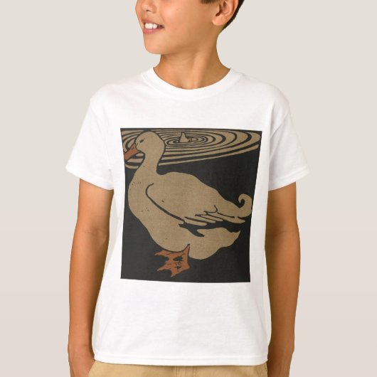 アヒルは池で Tシャツ (正面)
