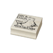 アヒルまたはガチョウの卵ファーム市場スタンプヴィンテージアヒル ラバースタンプ (スタンプ)