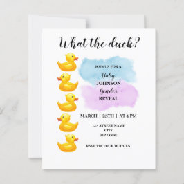 アヒルをテーマにしたジェンダーが招待を明らかにするもの