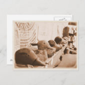 アヒルを列に並べる – はがき (正面/裏面)