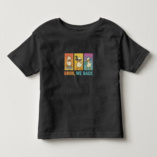 アヒルを取り戻おもしろいす トドラーTシャツ (正面)