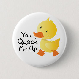アヒルを巻いて私を尻込みおもしろいする 缶バッジ