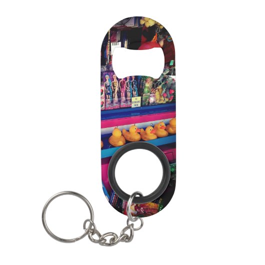 アヒルを引っ掛ける キーホルダー栓抜き (正面)